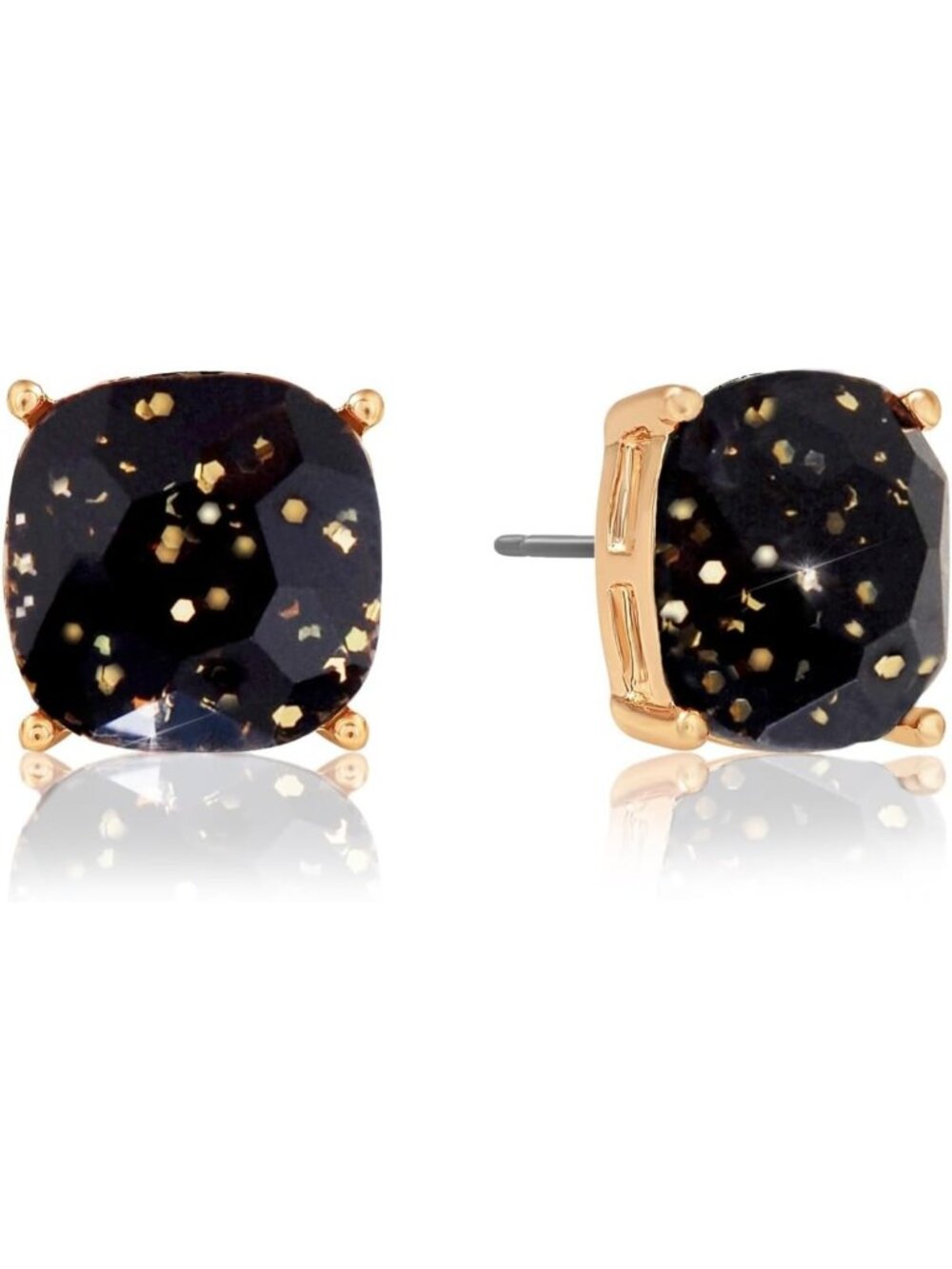 Sparkly Large Square Rhinestone Stud Earrings for Women - Statement Jewelry